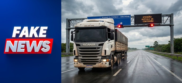 Pega na mentira: fake news sobre pedágio eletrônico (free flow) pode virar multa, processo e dor de cabeça