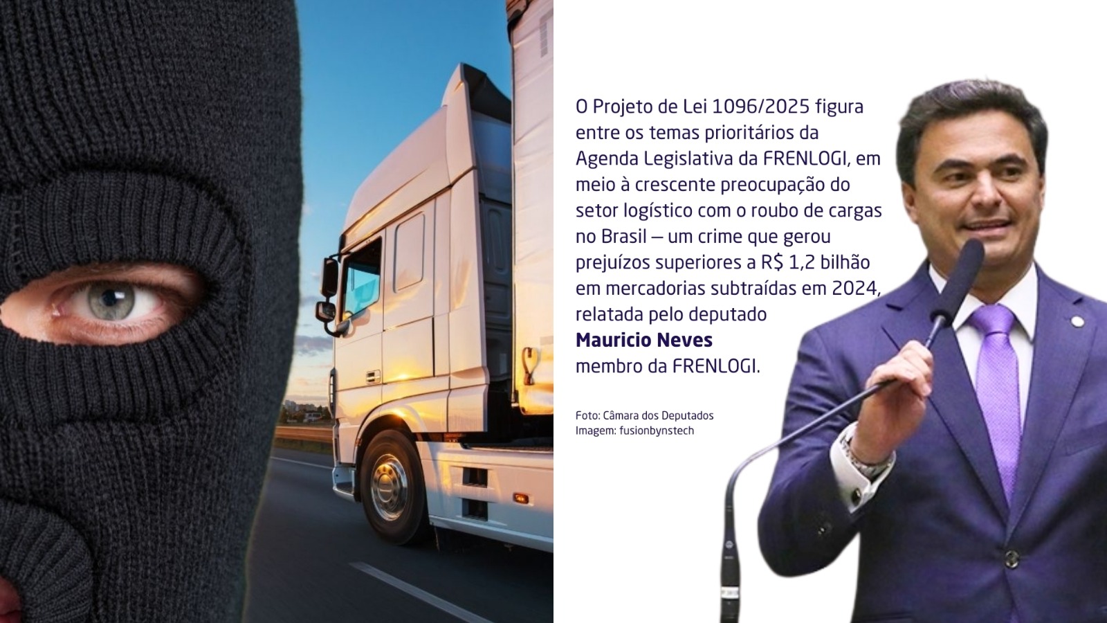 L 1096/25 integra agenda da FRENLOGI e propõe sistema nacional contra roubo de cargas