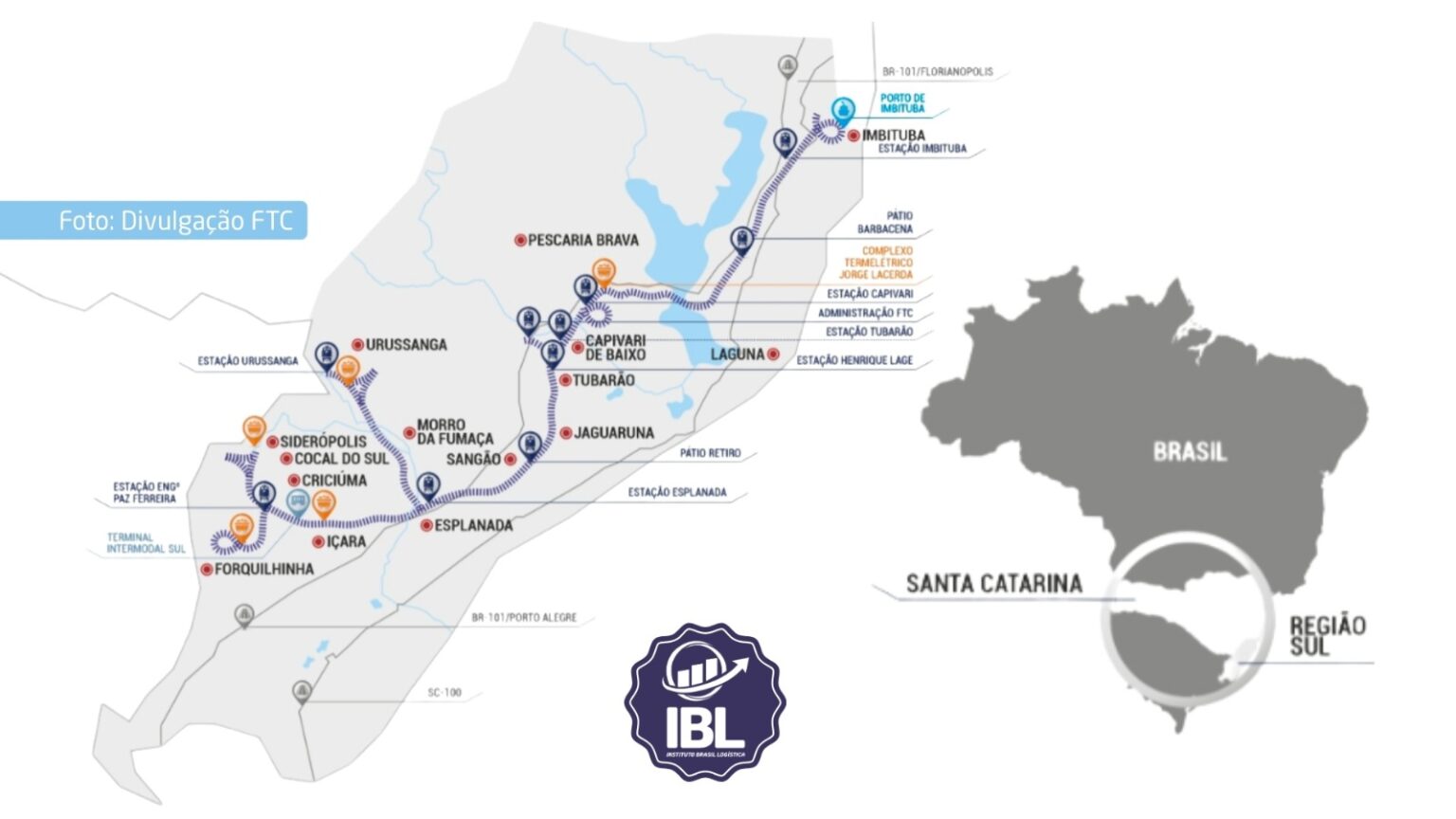 ANTT abre audiência pública sobre prorrogação da Ferrovia Tereza Cristina em SC