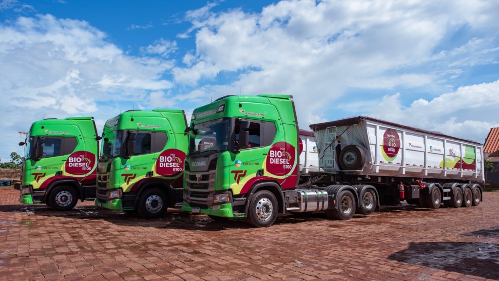 COFCO International testa biodiesel puro para reduzir emissões no transporte de soja