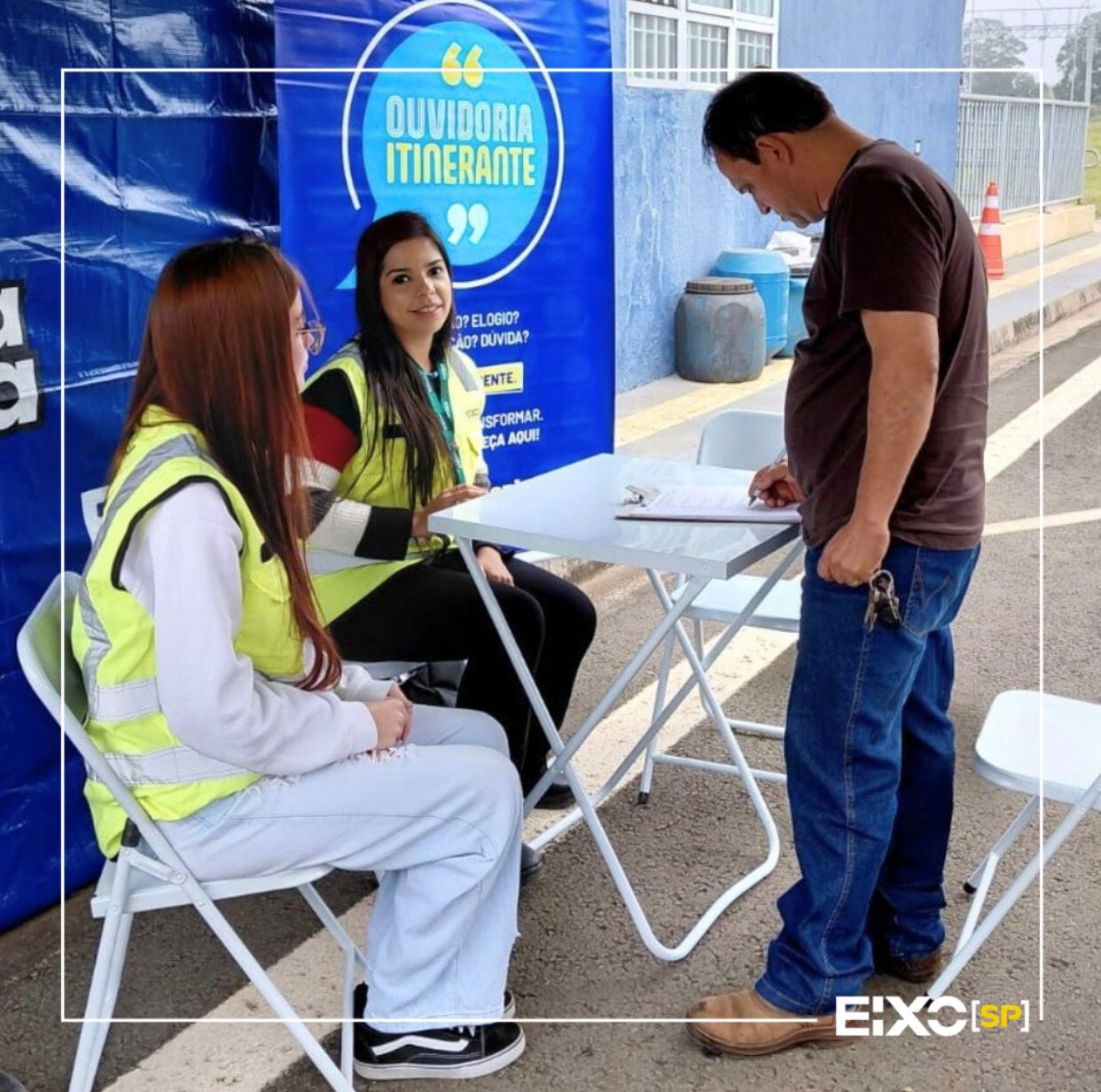 Eixo SP leva Ouvidoria Itinerante ao PPD da SP 225 em Brotas