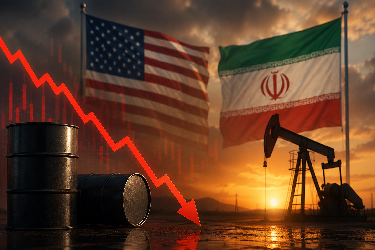 Petróleo fecha em queda com expectativa de acordo entre EUA e Irã