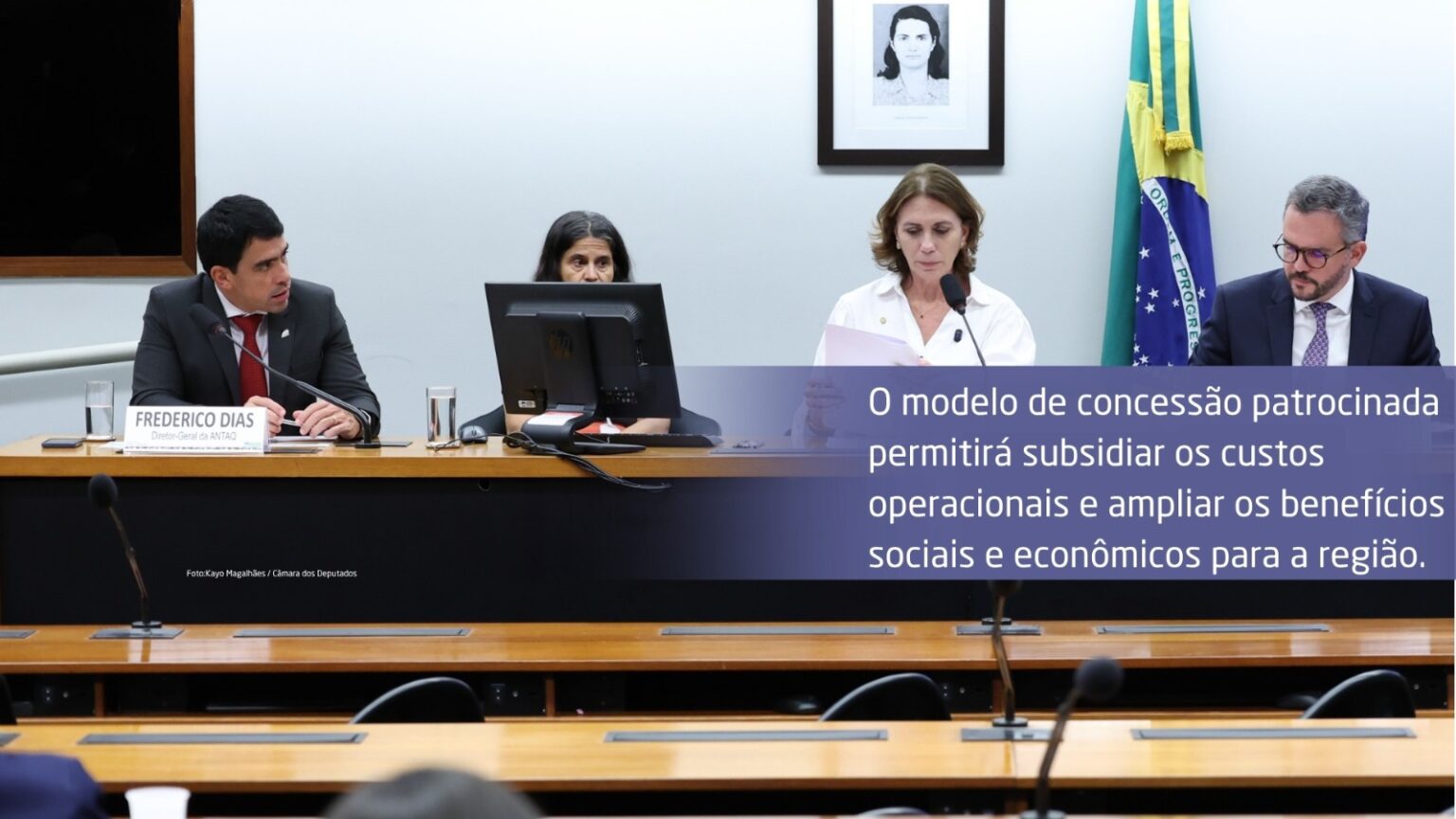 Rosana Valle reúne Governo Federal e ANTAQ para discutir execução do Túnel Santos-Guarujá