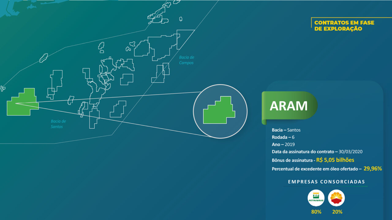 Petrobras planeja ‘um ou dois’ poços produtores no bloco de Aram até 2030